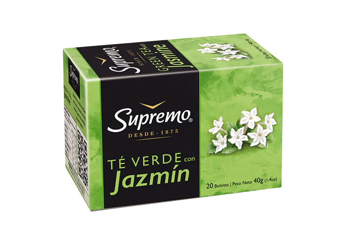 TÉ VERDE JAZMÍN, 20 BOLSITAS